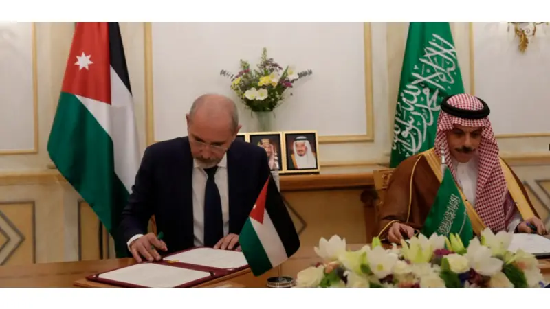 الأردن والسعودية يوقعان بروتوكولاً معدلاً لمحضر إنشاء مجلس التنسيق الأعلى المشترك