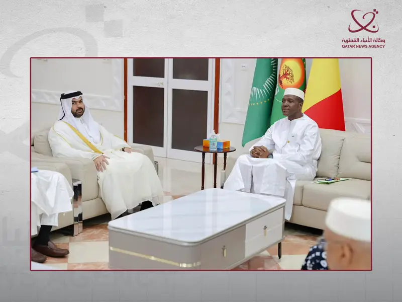 رئيس وزراء جمهورية مالي يجتمع مع سفير دولة قطر