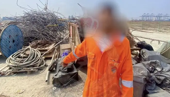 تَورّط في 5 جرائم سرقة.. شرطة شمال الباطنة تضبط شخصاً استهدف كابلات وأسلاكاً كهربائية بولاية لوى
