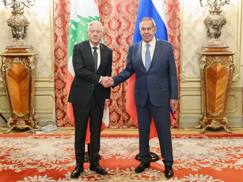 وزير الخارجية الروسي يبحث مع نظيره اللبناني الأوضاع في لبنان والمنطقة