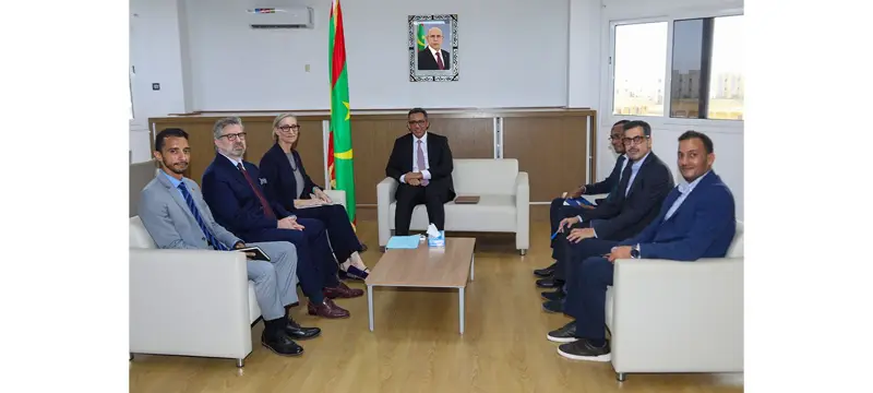 وزير الطاقة والنفط يستقبل القائمة بالأعمال بسفارة الولايات المتحدة الأمريكية - الوكالة الموريتانية للأنباء
