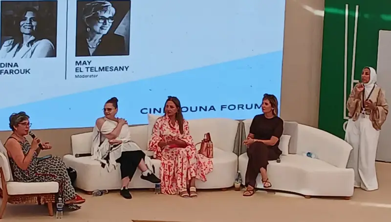 دينا فاروق تكشف لـالنهار ما تواجهه المرأة خلف كاميرات السينما