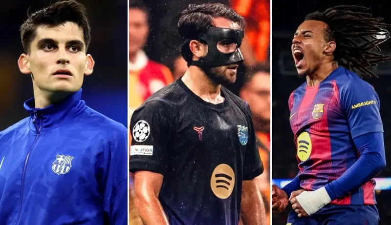 ضربة موجعة لبرشلونة.. 3 مدافعين مهددين بالغياب عن مباراتي سان جيرمان ومدريد