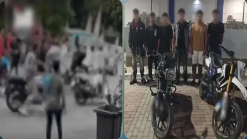 ضبط 6 أشخاص لاستعراضهم بدراجتين ناريتين أمام مدرسة بالجيزة