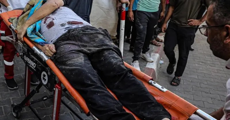 إصابتان بقصف طائرة مسيرة إسرائيلية شرق بلدة المصدر وسط قطاع غزة