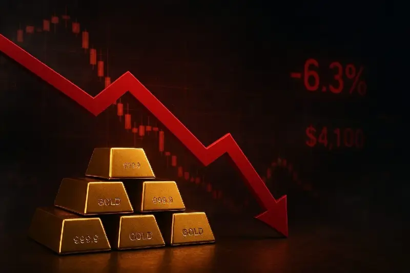 أسعار الذهب تهبط إلى أدنى مستوى في أسبوعين