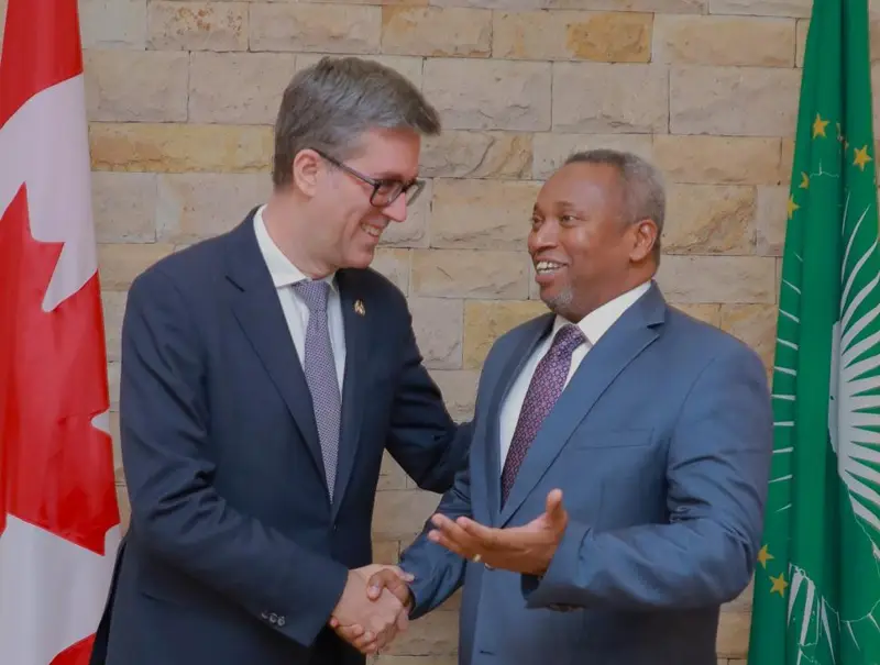 Mobilité professionnelle : le ministre du Travail rencontre l’ambassadeur du Canada à Addis-Abeba
