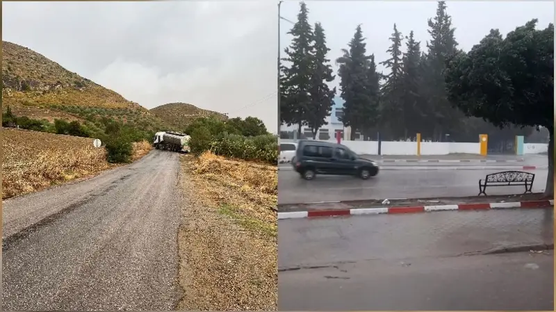 بنزرت.. نزول الأمطار بعد طول انحسار