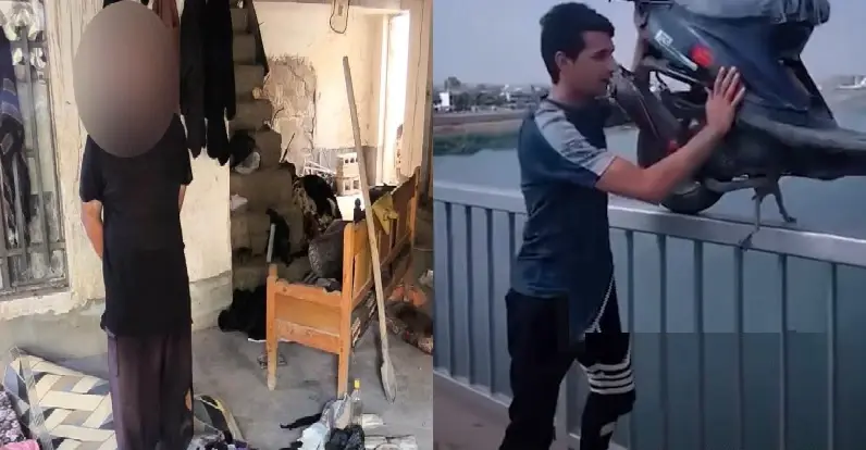 شفق نيوز..ديالى ونينوى.. اعتقال مشعوذ وشاب ألقى دراجة نارية في نهر دجلة