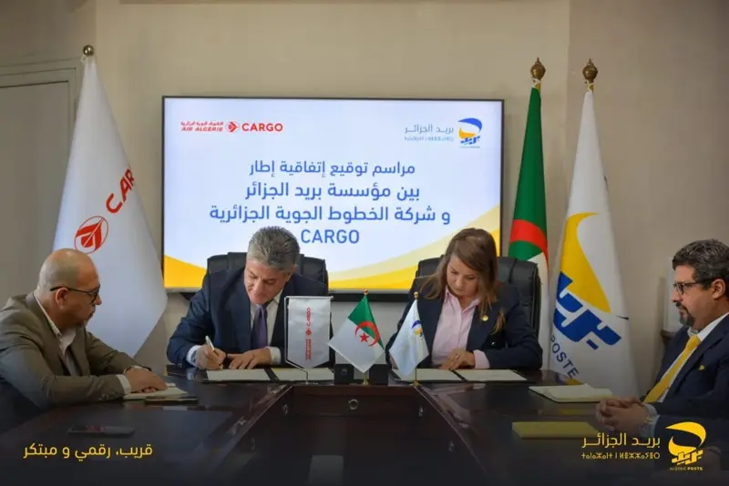 توقيع اتفاقية إطار بين بريد الجزائر والخطوط الجوية الجزائرية CARGO