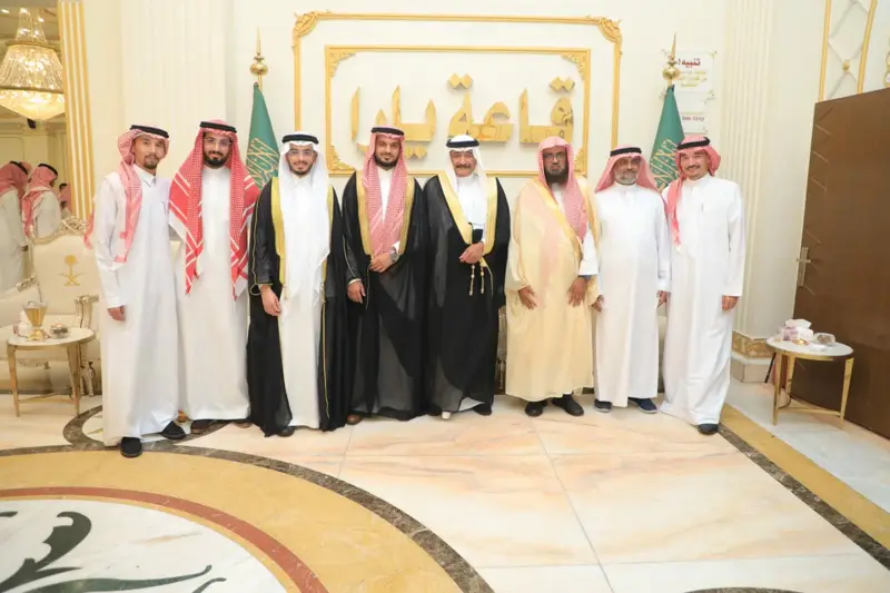 أفراح الحكمي وفاضل بزواج محمد