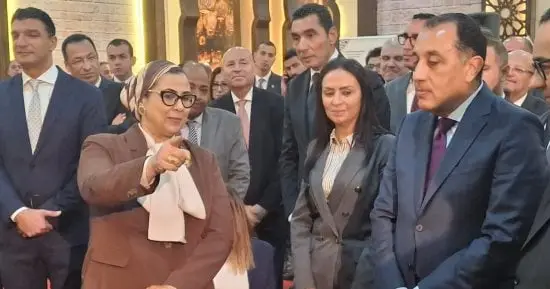 رئيسة المجلس القومي للمرأة تشهد افتتاح دورة معرض تراثنا للحرف اليدوية والتراثية