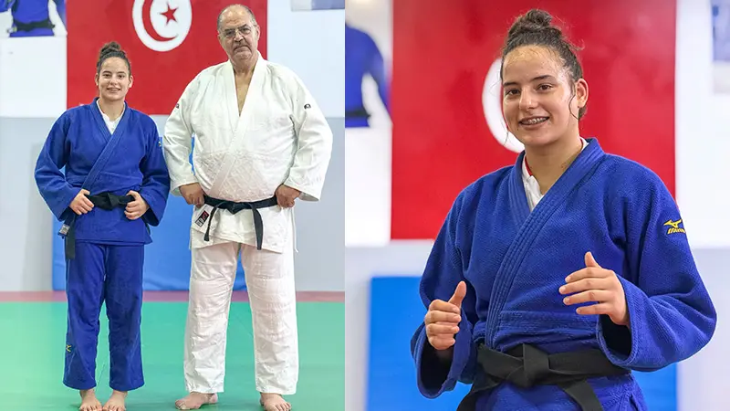 رنيم بن سليمان تحمل آمال الجودو التونسي في أولمبياد الشباب بداكار