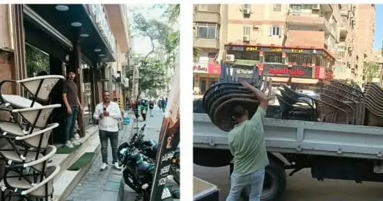 رفع 283 حالة إشغال بشوارع العمرانية.. وإجراءات قانونية حيال المخالفين