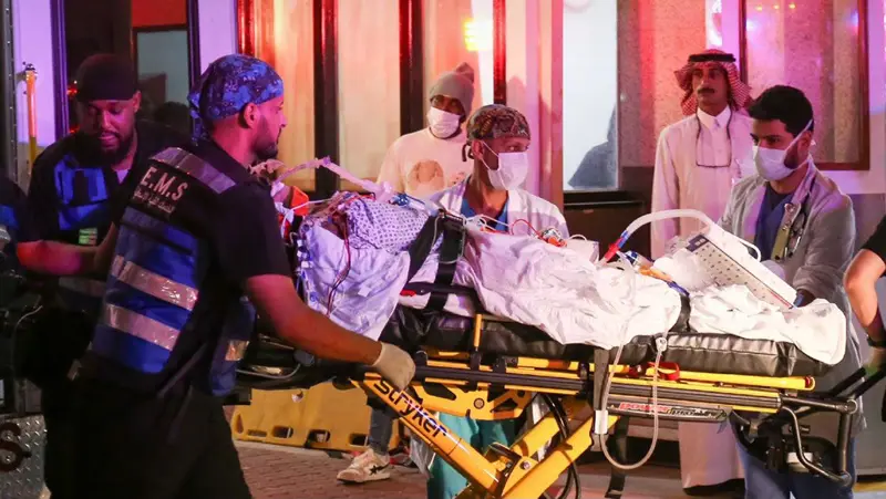 تحسن الحالة الصحية للاعب السعودي فهد المولد بعد عامين من حادث سقوطه
