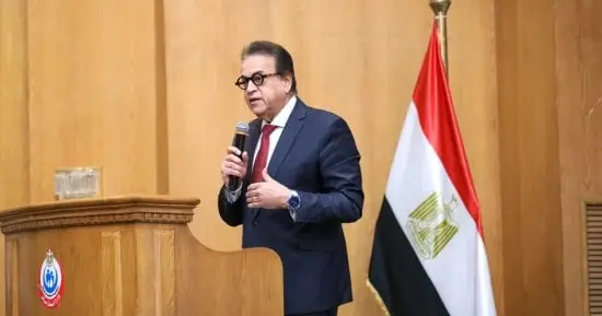وزير الصحة يستقبل مرشح بلجيكا لمنصب مدير عام منظمة الصحة العالمية