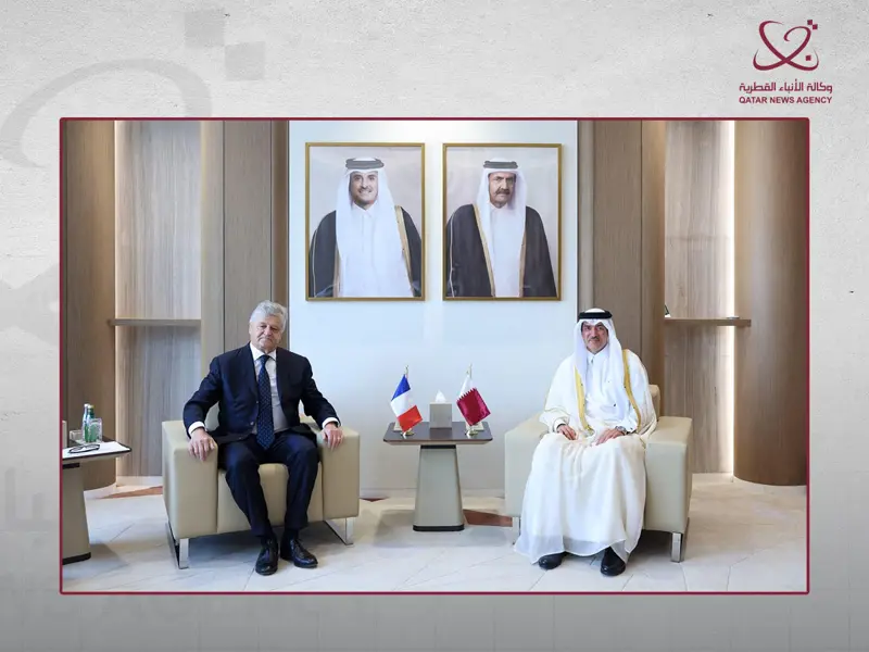 وزير الدولة لشؤون التجارة الخارجية يجتمع مع الوزير المنتدب المكلف بالتجارة الخارجية والاستقطاب الاقتصادي الفرنسي