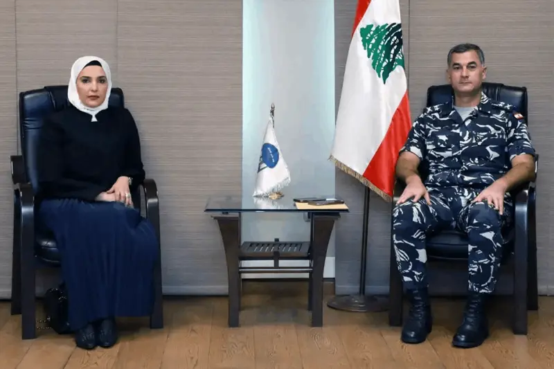اللواء عبدالله عرض مع رئيسة لجنة حقوق الإنسان في قطر اوضاع السجون