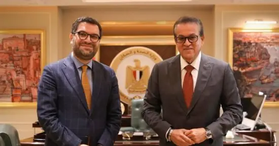 وزير الصحة يبحث مع مرشح أرمينيا لرئاسة منظمة الصحة العالمية مستقبل التعاون الصحي الدولي