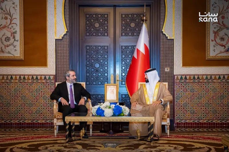 الشيباني يلتقي مستشار الأمن الوطني البحريني على هامش مؤتمر حوار المنامة