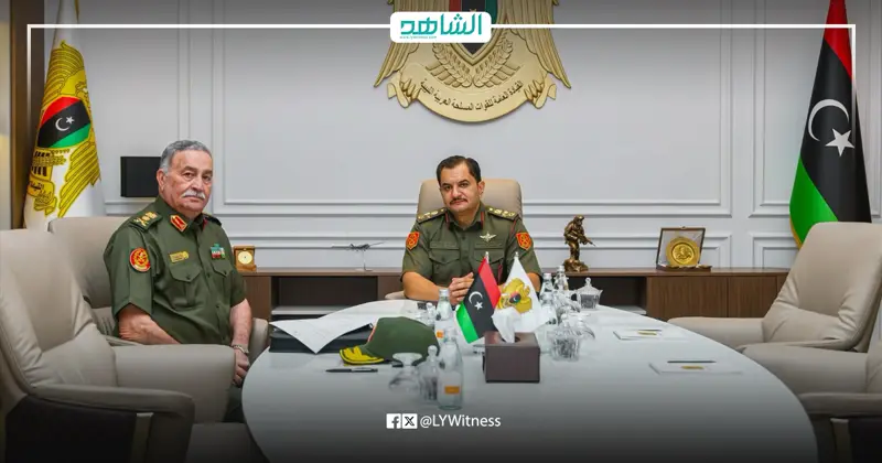 ليبيا.. صدام حفتر يتابع سير العمل بإدارة الاستخبارات العسكرية وسبل تطويرها - اخبار ليبيا