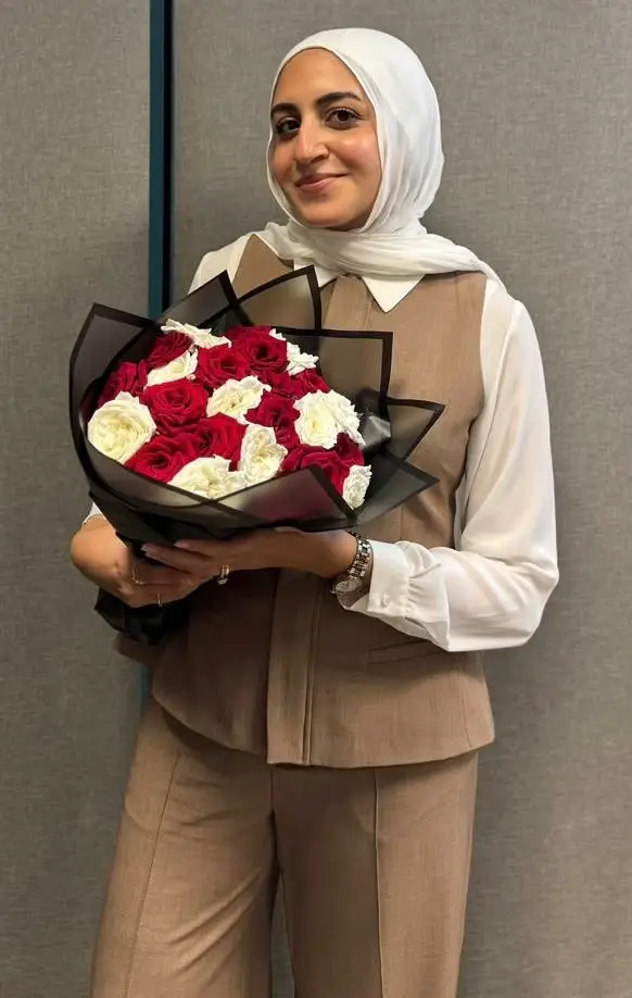 شهد فكري تنال الماجستير في الذكاء الاصطناعي