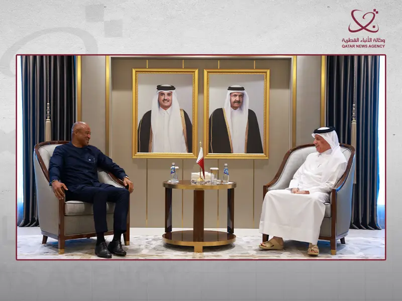 وزير الدولة للشؤون الخارجية يودع سفير سيراليون