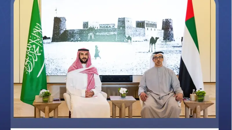 وزير الدفاع يبحث مع نائب رئيس الإمارات تعزيز التعاون ومستجدات الأوضاع الإقليمية
