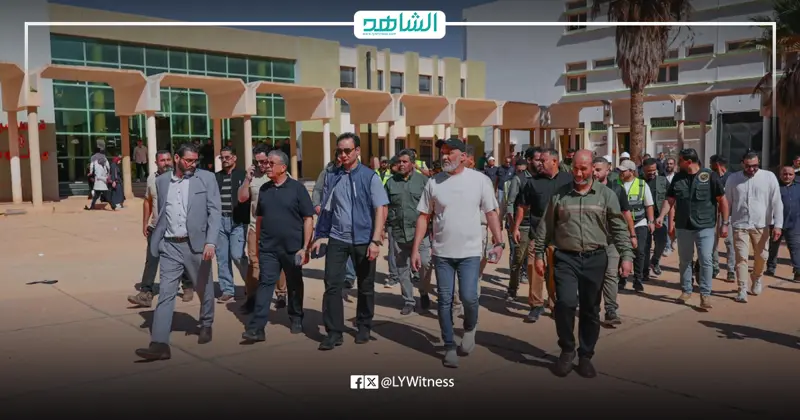 بالقاسم حفتر يتابع ميدانيًا مشروعات جامعة درنة وتطوير الكورنيش - اخبار ليبيا