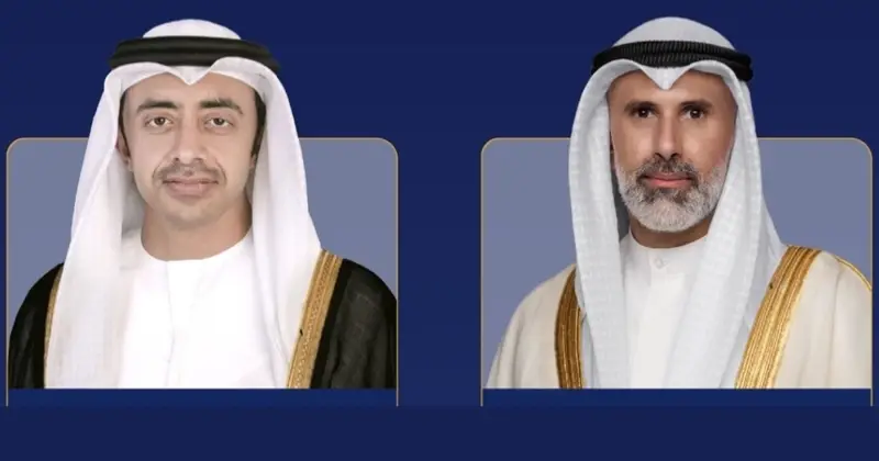 جراح الجابر وعبدالله بن زايد: مواصلة التنسيق والتشاور