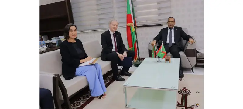 وزير الشؤون الاقتصادية يبحث مع السفير الألماني علاقات التعاون الاقتصادي - الوكالة الموريتانية للأنباء