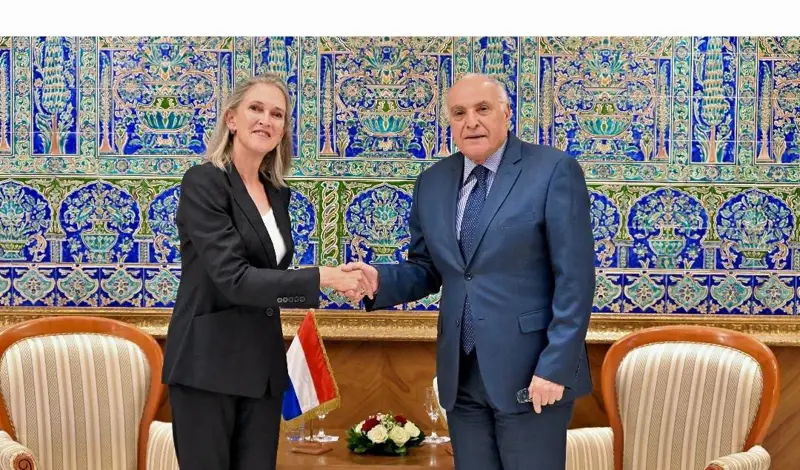 عطاف يستقبل سفيرة هولندا بالجزائر في زيارة وداع