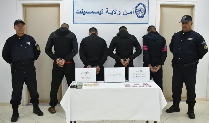 تيسمسيلت: توقيف 4 أشخاص وحجز كمية من المؤثرات العقلية