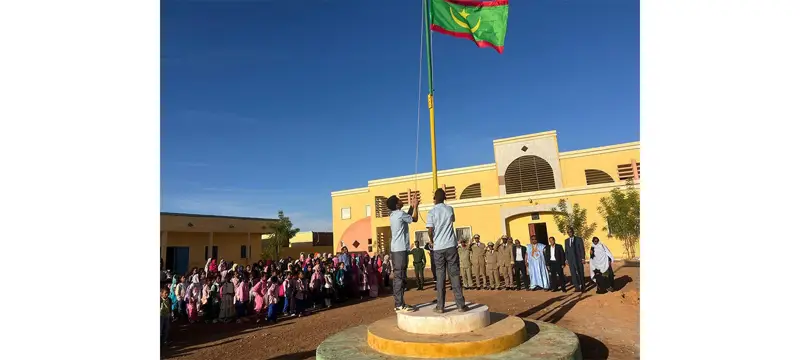 والي تيرس زمور يطلع على سير الدروس في مدرستي بدر وإعدادية البنات بازويرات - الوكالة الموريتانية للأنباء