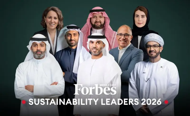 من بينهم أفلح الحضرمي.. "فوربس الشرق الأوسط" تكشف عن قائمة قادة الاستدامة لعام 2026