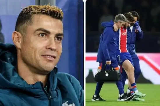 رونالدو يواسي كفاراتسخيليا بعد صدمة «الرباط الصليبي»