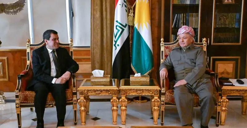 شفق نيوز..مسعود بارزاني يبحث مع عبدي مستقبل الكورد في سوريا