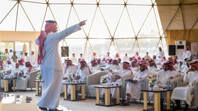 شركة أعمال الجود العقارية تختتم المرحلة الأولى من مزاد تلال الروابي بعنيزة بحضور كثيف