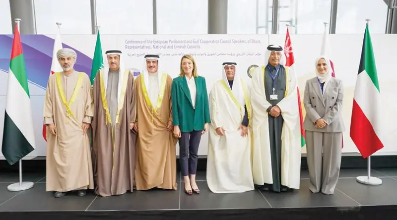 خلال ترؤسه الاجتماع البرلماني الخليجي الأوروبي.. رئيس مجلس النواب:الشراكة الاستراتيجية الخليجية الأوروبية استثمار في المستقبل وضمان للأمن والتنمية