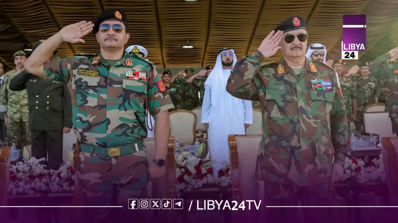 بحضور القائد العام المشير خليفة حفتر ونائبه ورئيس الحكومة الليبية.. القوات الخاصة تحيي الذكرى الثانية عشرة