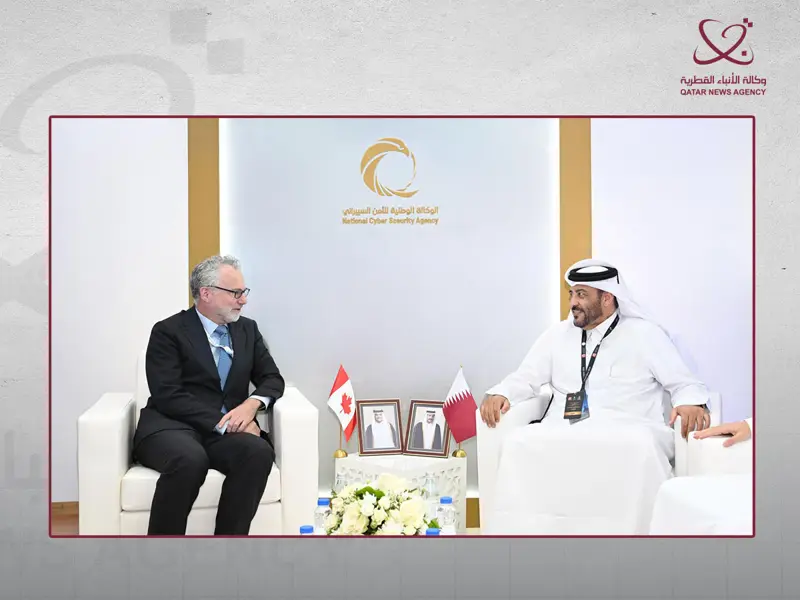 رئيس الوكالة الوطنية للأمن السيبراني يجتمع مع مسؤولين كنديين