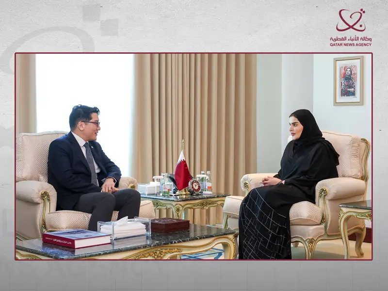 وزير الدولة للتعاون الدولي تجتمع مع السفير الكوري