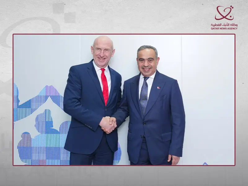وزير المالية يجتمع مع وزير الخزانة البريطاني