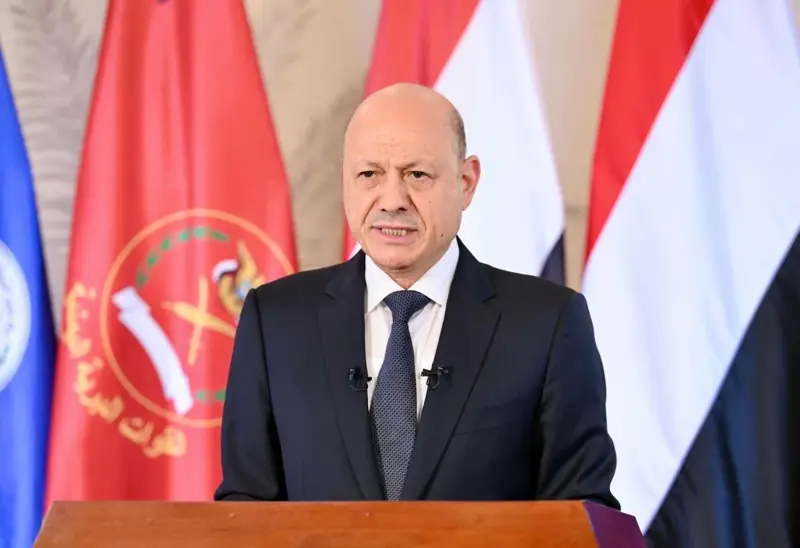 العليمي: استهداف الحوثي للمطارات يستوجب رداً دولياً حاسماً