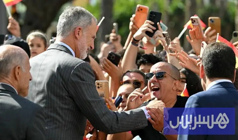 عاهل إسبانيا يصل إلى مليلية المحتلة