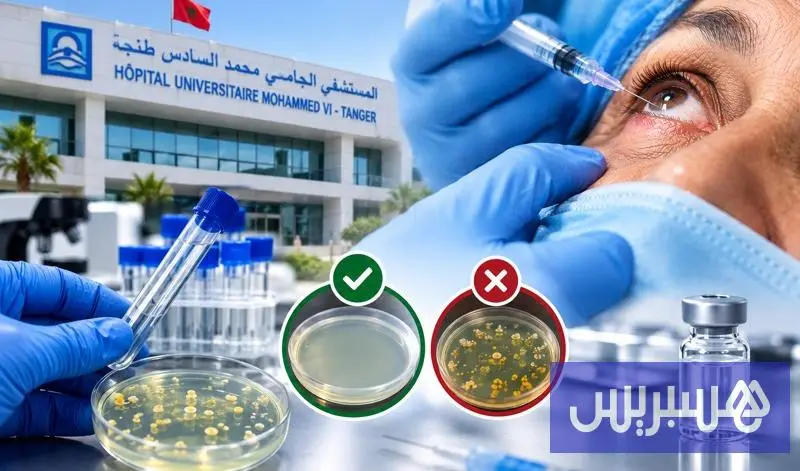 تحاليل العيون بطنجة تستبعد التعفن
