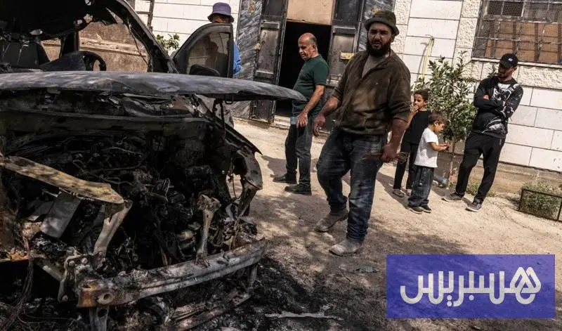 مستوطنون إسرائيليون يحرقون مسجدا