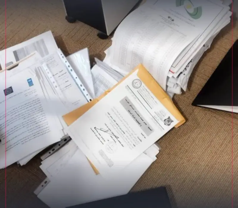 صور|| ديوان المحاسبة يعلن عن تعرض بعض مكاتبه للعبث والاستيلاء على مستندات على يد العناصر ا - اخبار ليبيا