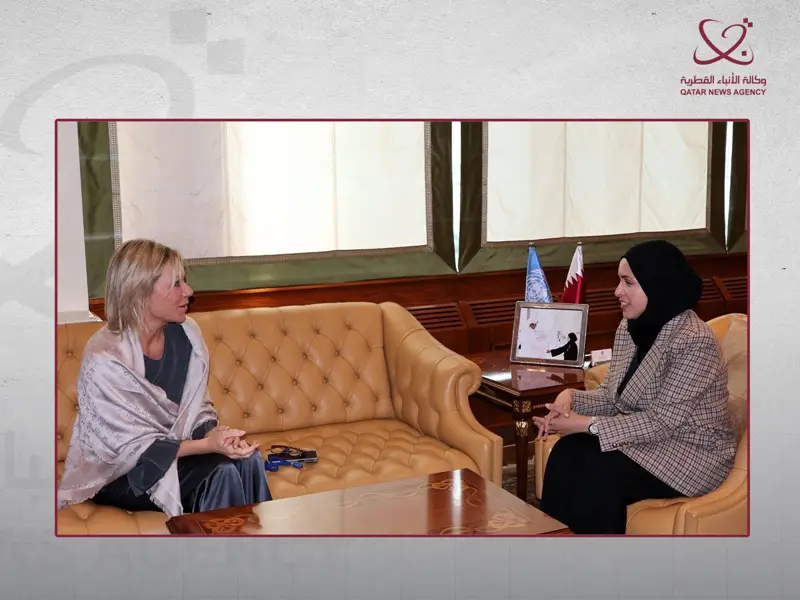 المندوب الدائم لدولة قطر لدى الأمم المتحدة تجتمع مع وكيلة الأمين العام لشؤون السلامة والأمن