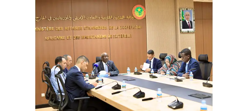 وزير الشؤون الخارجية يترأس اجتماعا مع رؤساء البعثات الدبلوماسية تحضيرا للنسخة الأولى من منتدى الجاليات الموريتانية في الخارج - الوكالة الموريتانية للأنباء